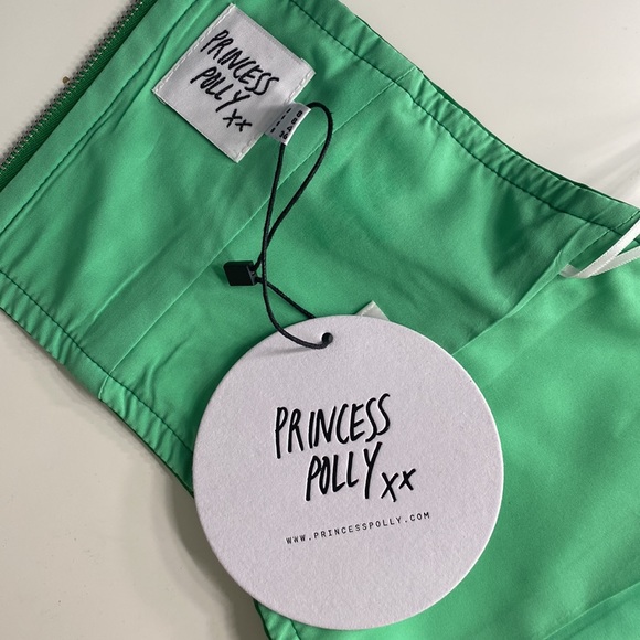 green strapless leather top new - Picture 9 of 10